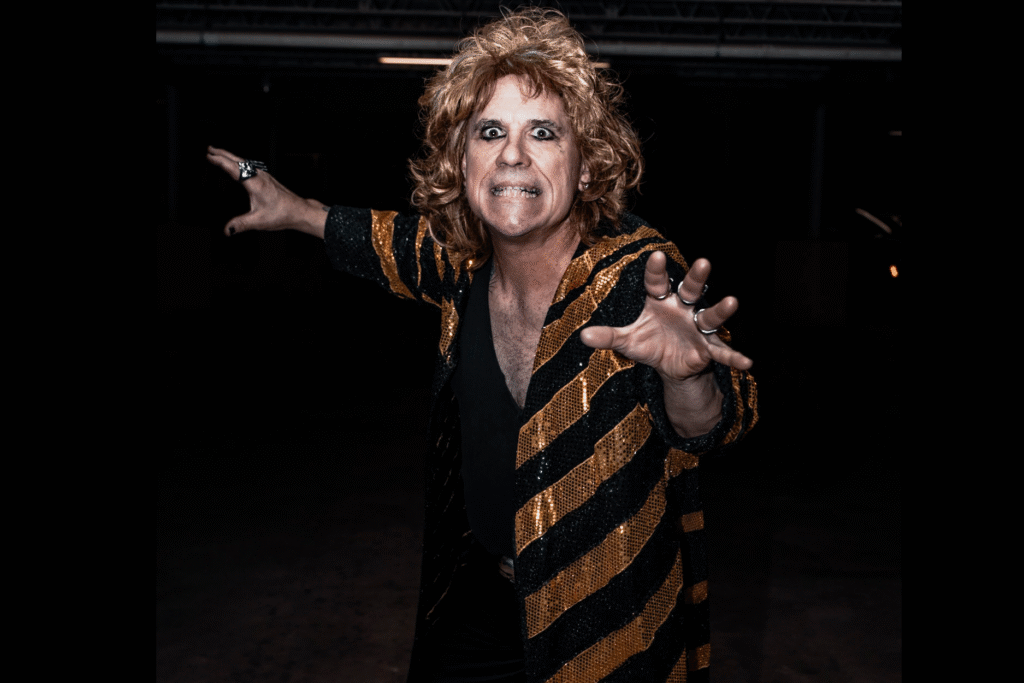 Ozwalt as glam Ozzy Osbourne Impersonator